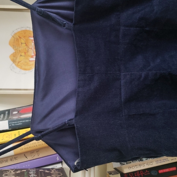 Blue Corduroy Minidress - Picture 5 of 5